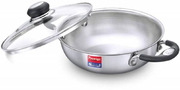 Prestige Triply Splendor Kadhai 37424 Kadhai 24 cm diameter with Lid 2.7 L capacity