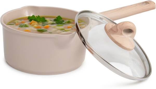 CaROTE Carote Ceramic Sauce Pan Sauce Pan 18 cm diameter with Lid 1.8 L capacity