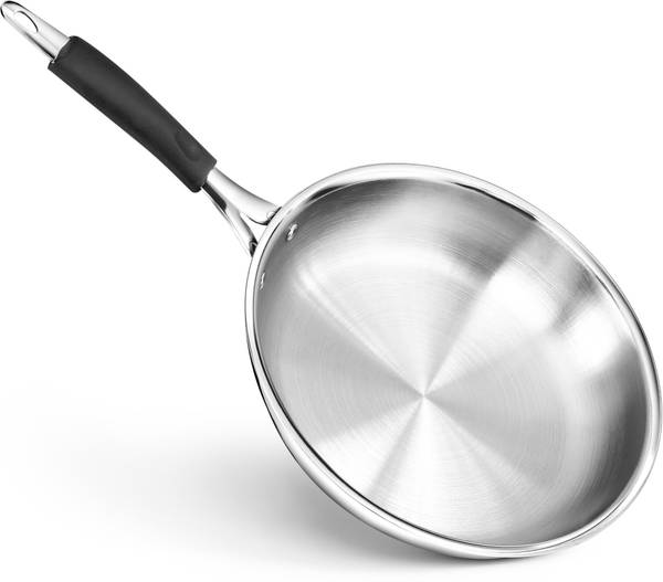 Durapan Triply Frying Pan  Toxin Free & Induction Compatible Fry Pan 26 cm diameter 2.2 L capacity