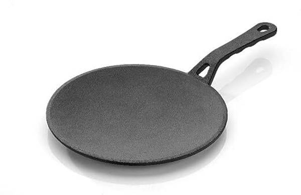 PRAGYAM concave pre Seasoned cast Iron tawa for roti & chapati Tawa 20 cm diameter
