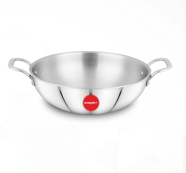 Snapple Premium Triply - Induction Bottom Cookware Kadhai 24 cm diameter 2.5 L capacity