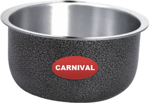 CARNIVAL Aluminium Coating Patila/Bhagona/Tope Without Lid Tope 5 L capacity 25 cm diameter