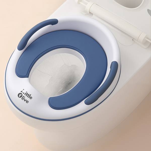 Little Olive Baby Potty Seat with Backrest & Splash Guard | Toilet Trainer for Kids Potty Seat