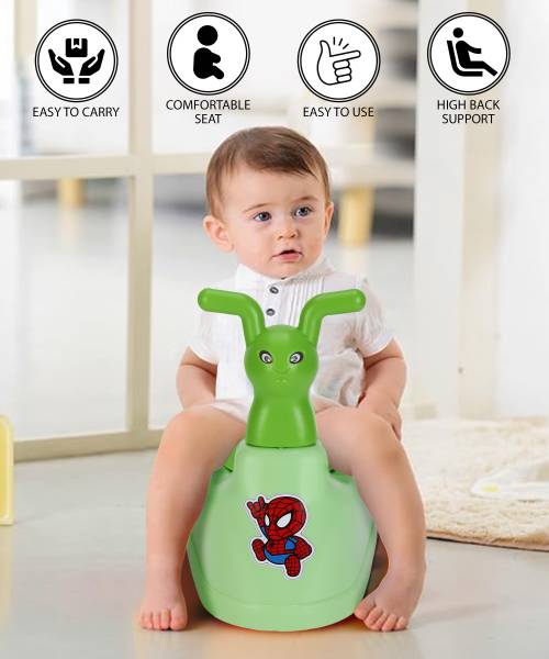 Peapod Baby Potty Training Seat Potty Toilet Chair Removable Tray & Closing Lid Potty Seat
