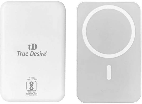 True Desire 10000 mAh 35 W Wired & Wireless With MagSafe Compact Pocket Size Power Bank