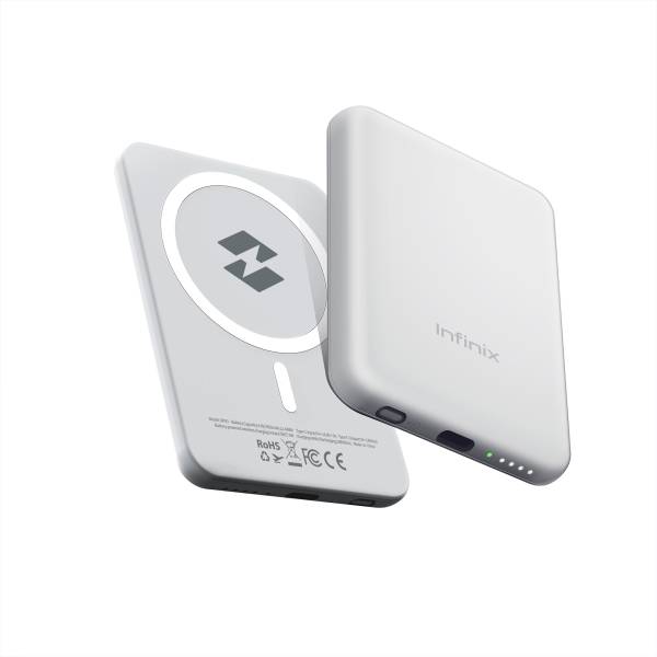 Infinix 3020 mAh 18 W Wired & Wireless With MagSafe Slim Pocket Size Power Bank