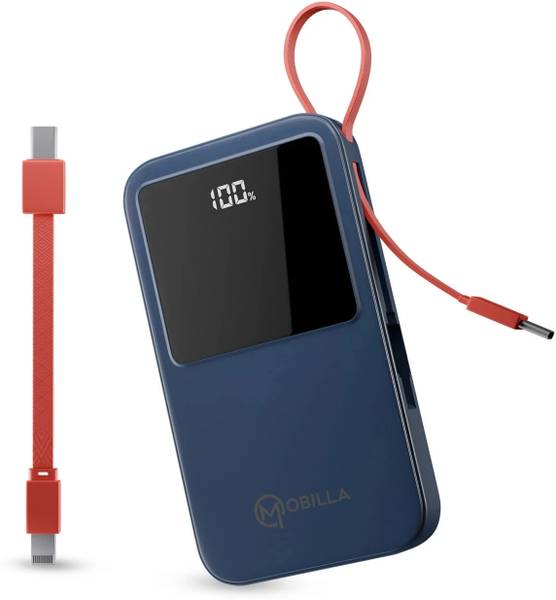 Mobilla 10000 mAh 22.5 W Compact Pocket Size Power Bank