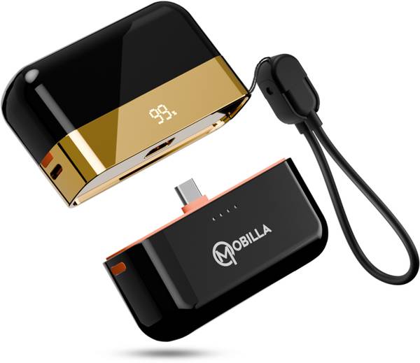 Mobilla 10000 mAh 22.5 W Compact Pocket Size Power Bank