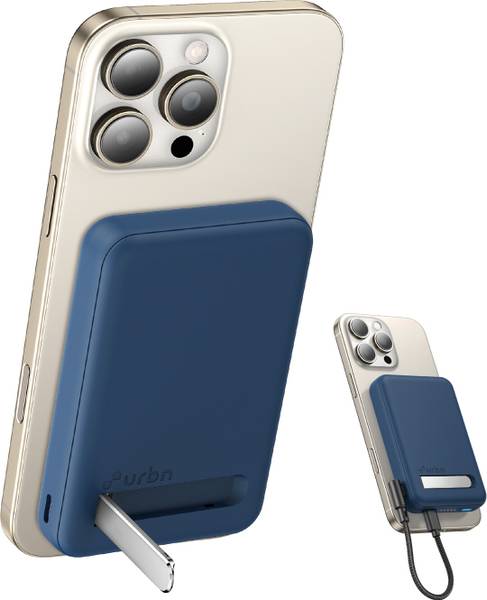 URBN 10000 mAh 15 W Wired & Wireless With MagSafe Nano Pocket Size Power Bank