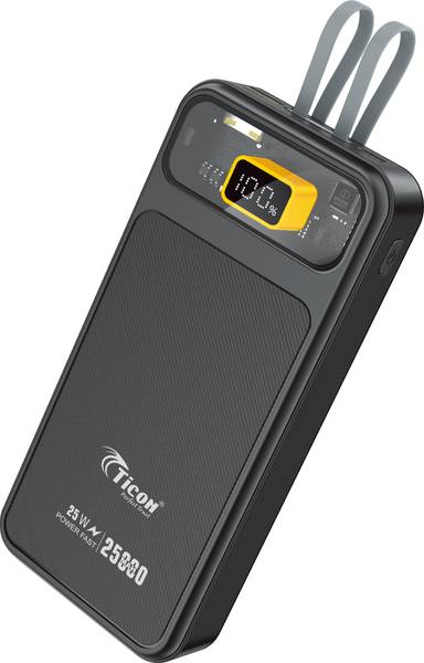 TICON 25000 mAh 25 W With MagSafe Compact Pocket Size Power Bank