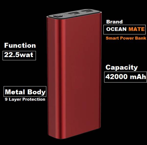 OCEAN MATE 42000 mAh 18 W Compact Power Bank
