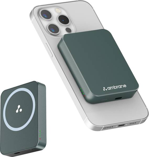 Ambrane 5000 mAh 20 W Wireless Power Bank
