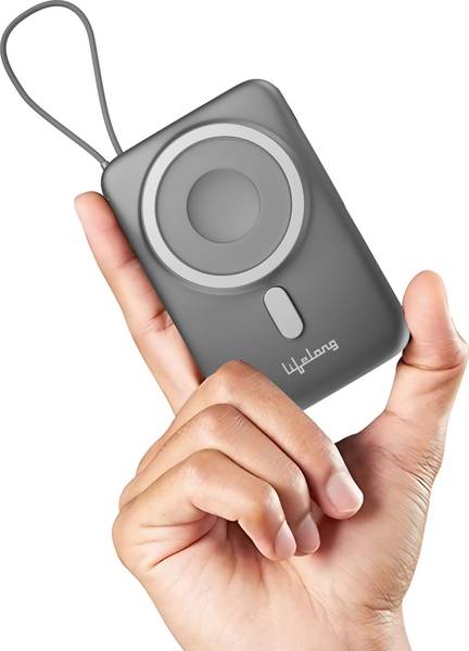 Lifelong 10000 mAh 22.5 W Wired & Wireless With MagSafe Ultra Compact Pocket Size Power Bank