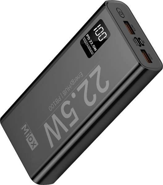 MIOX 20000 mAh 22.5 W Ultra Slim Pocket Size Power Bank