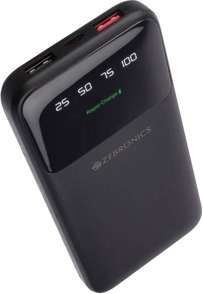 ZEBRONICS 10000 mAh 20 W Power Bank