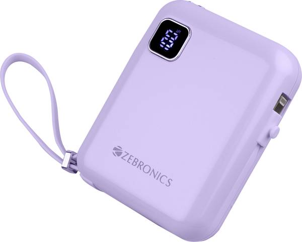 ZEBRONICS 10000 mAh 22.5 W Compact Power Bank