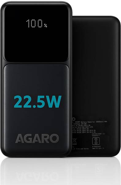 Agaro 20000 mAh 22.5 W Compact Pocket Size Power Bank