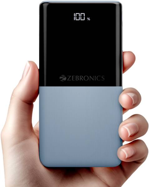 ZEBRONICS 10000 mAh 22.5 W Slim Power Bank