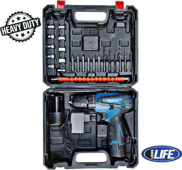 NTH NTH CORDLESS DRILL KIT 2x12v Battery With Speed Control Power & Hand Tool Kit With 25PcsTools Cordless Drill