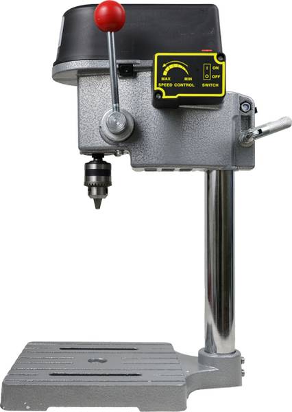 Maf Pro 340W Compact Mini Bench Drill  6mm Capacity, 25mm Max Drilling Depth | DIY Precision Drill for Furniture, Wood, and Multipurpose Workbench Use...