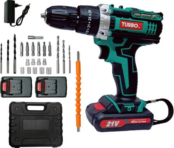 Hakimi TURBO CORDLESS DRILL MACHINE Cordless Drill x2 21V Battery