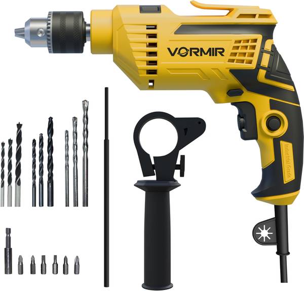 iBELL VORMIR ID13-75 Impact Drill, 650W, Dual Mode (Drilling & Impact), 13mm Chuck, 02800 RPM, Variable Speed, Forward/Reverse, Copper Armature, Pisto...