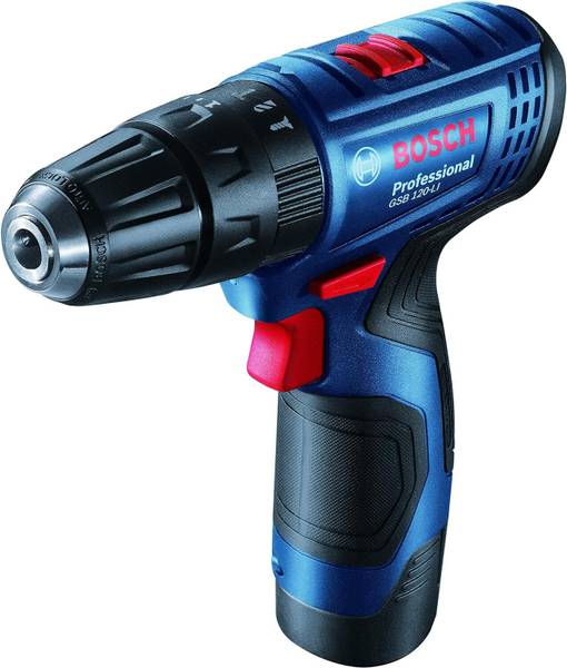 BOSCH Professional GSR 120-LI Cordless Drill Driver 12V with 1 x GBA 12V 2.0Ah Battery 1 x GAL 1210 CV Charger & Carrying Case 06019F30K2 Cordless Dri...
