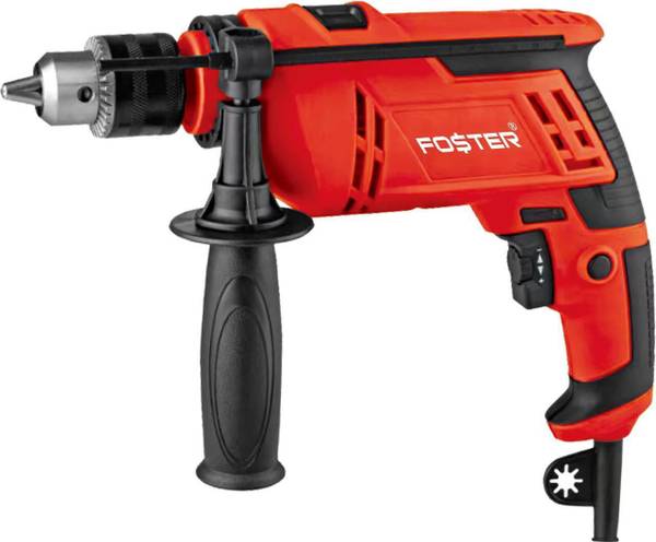 FOSTER FID-13NXP | 810W Impact Drill Machine | Forward/ Reverse | 2800RPM FID-13NXP Heavy Duty Impact Drill | 2 Mode, Copper Armature | Variable Speed...