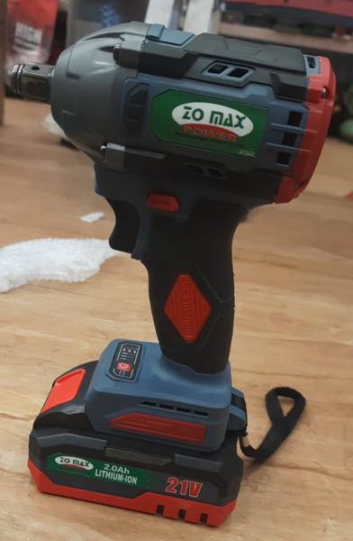 KHS ENTERPRISE ZOMAX 108V V LI-ION BATTERY & CHARGE CORDLESS BRUSHLESS IMPACT WRENCH KIT Power & Hand Tool Kit