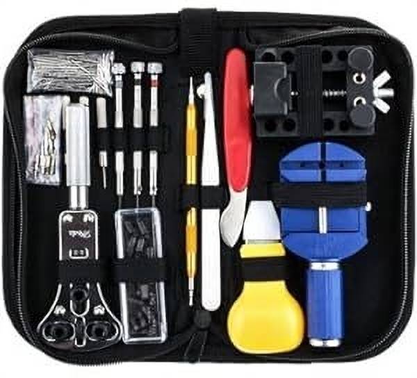 Bluedeal 147Pcs Watch Tool Kit with Watch Link Pin Remover Tools and Watch Hand Tool Kit Hand Tool Kit