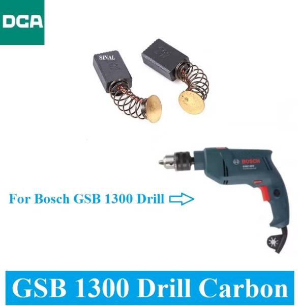 SINAL Carbon Brush Set (DCA Make) For Bosch Drill Model GSB 1300 (CR115) Power & Hand Tool Kit