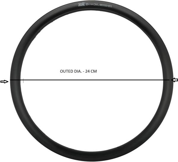 Agni Outer Lid compatible with Deluxe (5 Liters) 220 mm Pressure Cooker Gasket