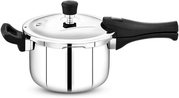 Maxima Sumo Prime Stainless Steel Pressure Cooker With Outer-Lid| Liter - 3 L Outer Lid Induction Bottom Pressure Cooker