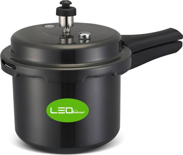 Leo Natura Heavy Weight Double Safety Valve 3 L Outer Lid Pressure Cooker