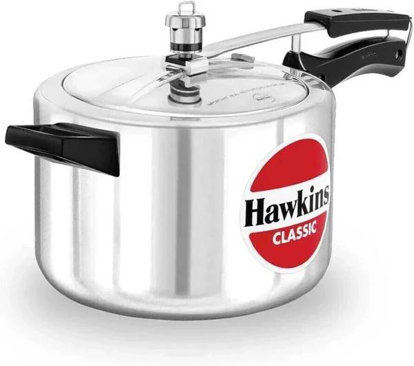 Hawkins Aluminium 5L Classic Pressure Cooker, Tall Design Inner Lid Cooker 5 L Inner Lid Pressure Cooker