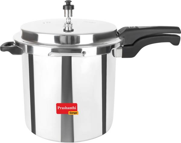 Prashanthi Ganga 12 Litres Premium Aluminium Pressure Cooker, 5 years warranty, ISI Certified 12 L Outer Lid Pressure Cooker