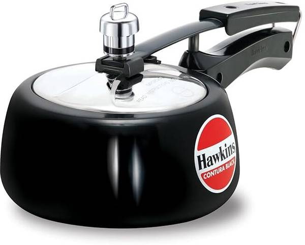 Hawkins Hawkins Contura Black 2 litre Pressure Cooker 2 L Inner Lid Pressure Cooker