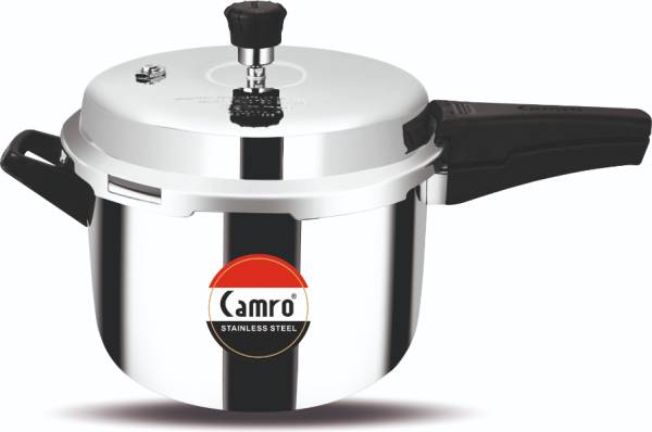 Camro Steel Butterfly 3.5 Liters Outer lid Pressure Cooker 3.5 L Outer Lid Induction Bottom Pressure Cooker