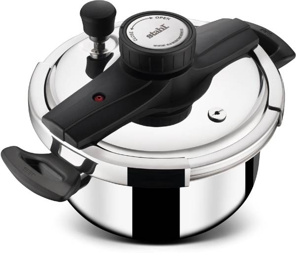 Stahl Verstail Triply Pressure Cooker 3 L Outer Lid Induction Bottom Pressure Cooker