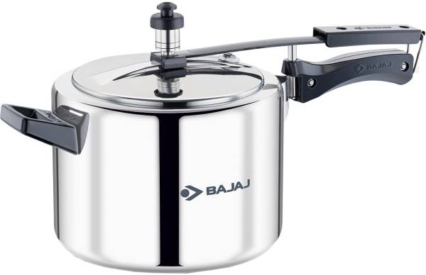 BAJAJ PCX 45 SS 5L Inner Lid SS Pressure Cooker 5 L Inner Lid Induction Bottom Pressure Cooker