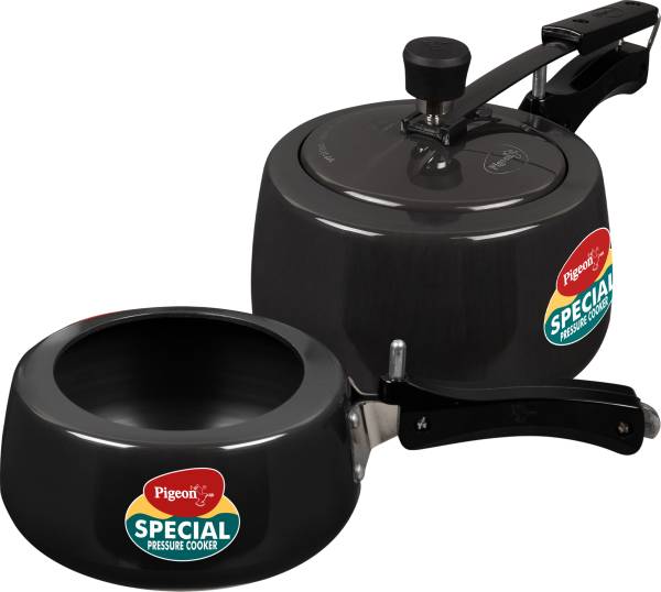 Pigeon Special Cook Plus 2 L, 3 L Inner Lid Induction Bottom Pressure Cooker