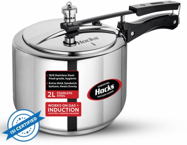 Hocks Classic 2 L Induction Bottom Pressure Cooker