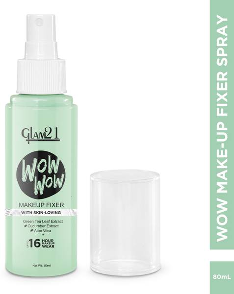 Glam21 Wow Wow Make-up Fixer Spray for Long-lasting Makeup Primer - 80 ml
