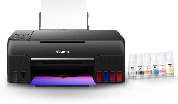 Canon MegaTank G670 6 Colour, Print,Scan,Copy, High Volume Multi-function WiFi Color Ink Tank Printer