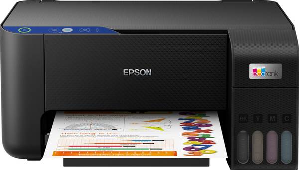 Epson L3211 Multi-function Color Inkjet Printer (Black, Ink Bottle ...