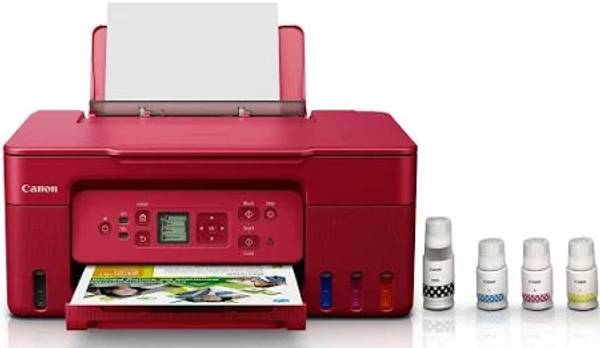 Canon PIXMA MegaTank G3770 Red Multi-function WiFi Color Ink Tank Printer Multi-function Color Ink Tank Printer