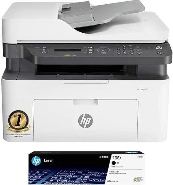 HP Laser MFP 1188Fnw, Wireless, Print, Copy, Scan, Fax, Monochrome Laser Printers Single Function WiFi Monochrome Laser Printer