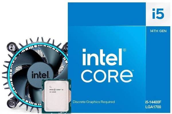 Intel Core i5 14th Generation 14400F (Graphic Card Required for Display) 1.8 GHz Upto 4.7 GHz LGA1700 Socket 10 Cores 16 Threads 20 MB Smart Cache Des...