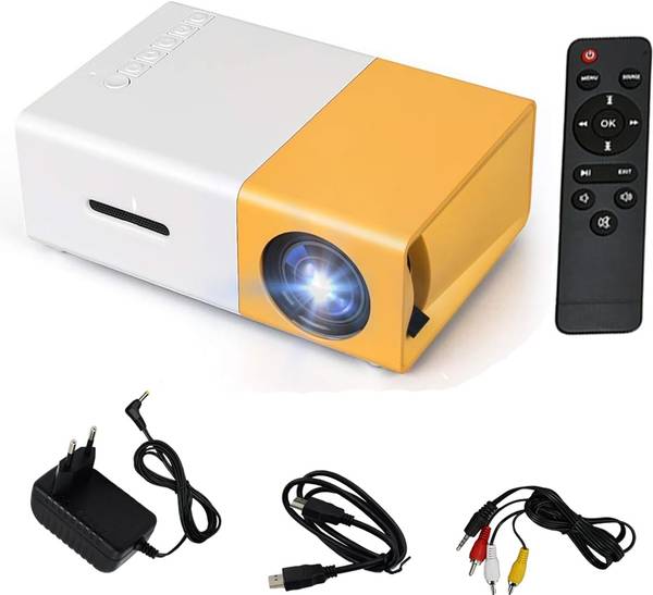 Jaaro HD Mini Projector with USB Interfaces IQ180 (600 lm / Remote Controller) Portable Projector