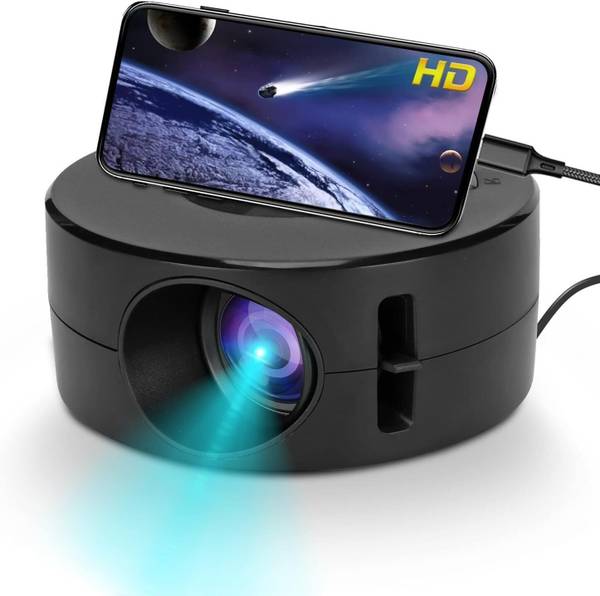 TOTAL Mini Home Theater LED Projector with Remote Controller Support